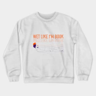 Devin Booker Wet Like I'm Book Minimalist Line Art Phoenix Basketball Crewneck Sweatshirt